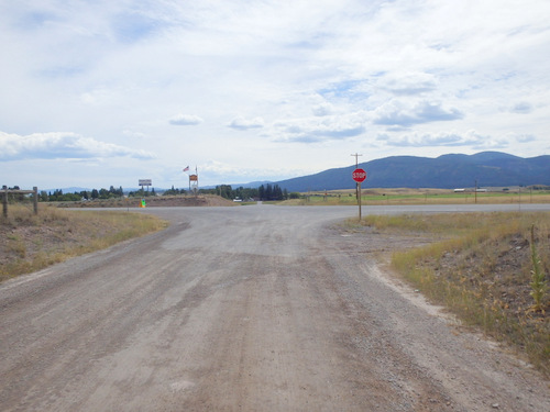 GDMBR: Approaching Hwy 200, Ovando, Montana (from NF-89).